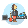 Singer Mv 6 Illustration from UX Colors Set