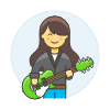 Singer Rocker 6 Illustration from UX Colors Set