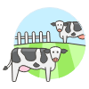 Cow Ranch illustration - Free transparent PNG, SVG. No sign up needed.