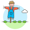 Scarecrow illustration - Free transparent PNG, SVG. No sign up needed.