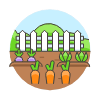 Vegetable Farm Illustration from UX Colors Set