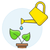 Watering Plant illustration - Free transparent PNG, SVG. No sign up needed.