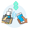 NFC Payment 3 Illustration from UX Colors Set