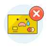 Credit Card Invalid Illustration from UX Colors Set