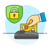 Card Reader Protect Illustration from UX Colors Set