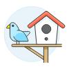 Bird House illustration - Free transparent PNG, SVG. No sign up needed.