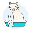 Cat Pooping illustration - Free transparent PNG, SVG. No sign up needed.