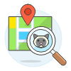 Finding Cat Illustration from UX Colors Set