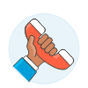 Call Answer 3 Illustration from UX Colors Set