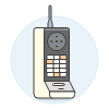 Vintage Cellphone 2 Illustration from UX Colors Set