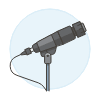 Microphone 17 Illustration from UX Colors Set