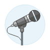 Microphone 19 Illustration from UX Colors Set