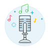 Microphone 2 Illustration from UX Colors Set