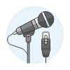 Microphone 20 Illustration from UX Colors Set