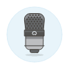 Microphone 25 Illustration from UX Colors Set
