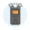 Microphone 30 Illustration from UX Colors Set