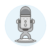 Microphone 5 Illustration from UX Colors Set | Free Download as SVG Vector and Transparent PNG | Streamline illustrations