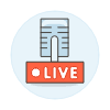 Microphone Live 1 Illustration from UX Colors Set