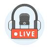 Microphone Live 2 Illustration from UX Colors Set