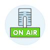 Microphone Live 3 Illustration from UX Colors Set