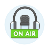 Microphone Live 4 Illustration from UX Colors Set
