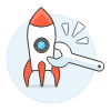 Rocket Fixing illustration - Free transparent PNG, SVG. No sign up needed.