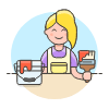 House Painter 6 Illustration from UX Colors Set