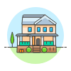 House 3 Illustration from UX Colors Set