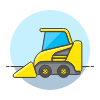 Bulldozer 1 Illustration from UX Colors Set