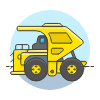 Haul Truck 2 Illustration from UX Colors Set | Free Download as SVG Vector and Transparent PNG | Streamline illustrations