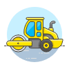 Roller Truck Illustration from UX Colors Set | Free Download as SVG Vector and Transparent PNG | Streamline illustrations