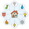 House Info Illustration from UX Colors Set