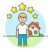 Property Rating 1 Illustration from UX Colors Set