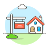 Sell House Illustration from UX Colors Set