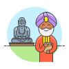 Indian 1 Illustration from UX Colors Set