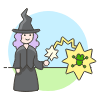 Witch Hex Illustration from UX Colors Set