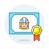 Diploma Engineer 4 Illustration from UX Colors Set