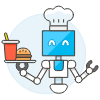 Cooking Robot 1 Illustration from UX Colors Set