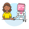 Dating Robot 2 illustration - Free transparent PNG, SVG. No sign up needed.