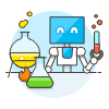 Laboratory Robot 2 illustration - Free transparent PNG, SVG. No sign up needed.