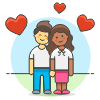 Couple Happy 3 Illustration from UX Colors Set