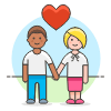 Couple Holding Hand 8 illustration - Free transparent PNG, SVG. No sign up needed.