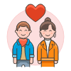 Couple In Love 6 illustration - Free transparent PNG, SVG. No sign up needed.