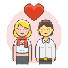 Couple In Love 7 illustration - Free transparent PNG, SVG. No sign up needed.