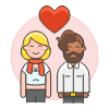 Couple In Love 8 illustration - Free transparent PNG, SVG. No sign up needed.
