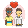 Couple In Love 9 illustration - Free transparent PNG, SVG. No sign up needed.