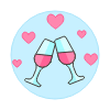 Dinner Wine Glass illustration - Free transparent PNG, SVG. No sign up needed.