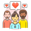 People In Love 3 illustration - Free transparent PNG, SVG. No sign up needed.