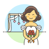 Bride 3 Illustration from UX Colors Set