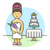Bride Wedding 2 Illustration from UX Colors Set